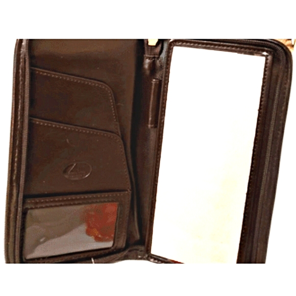 🔥BLACK OR BROWN🔥PASSPORT/ITINERARY/CREDIT CARD HOLDER NEW - Picture 4 of 4